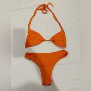 Brand new NWT orange Tiger Mist bikini. XS. Never worn.